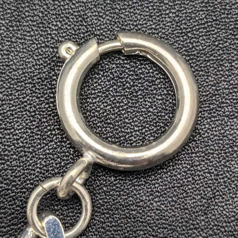 Sterling silver plate pull ring type Albert chain Kihei link
