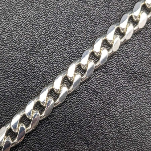 Sterling silver plate pull ring type Albert chain Kihei link