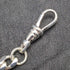 Sterling silver plate pull ring type Albert chain Kihei link