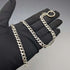 Sterling silver plate pull ring type Albert chain Kihei link
