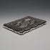Estuche para tarjetas de plata esterlina, antiguo, británico, 1873, 56 g, GEORGE UNITE