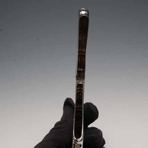 Estuche para tarjetas de plata esterlina, antiguo, británico, 1873, 56 g, GEORGE UNITE