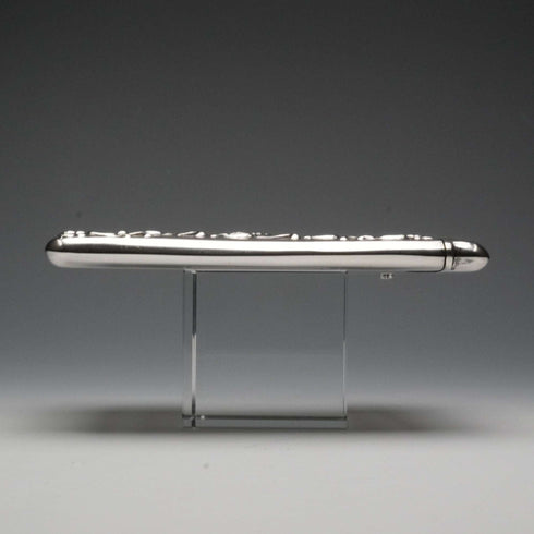 1906年 英国アンティーク 純銀製 天使装飾 カードケース 68g William Neale