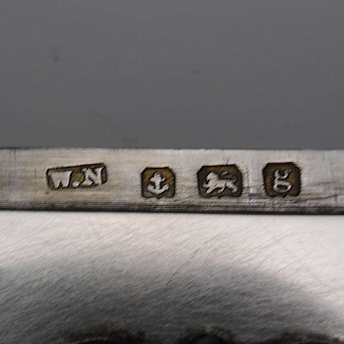 1906年 英国アンティーク 純銀製 天使装飾 カードケース 68g William Neale