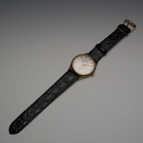 Reloj de pulsera mecánico vintage británico J.W. Benson para caballero, caja de aleación, 17 rubíes, en buen estado de funcionamiento
