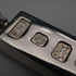 1977 British Vintage Sterling Silver Jubilee Ingot Pendant with Sterling Silver Chain Total 42.3g With Case