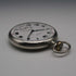 Circa 1916 Antique Longines Pocket Watch, Slim Silver-Plated Case, Good Working Order