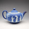 英國古董 Wedgwood 茶壺 Jasperware Wedgwood 藍