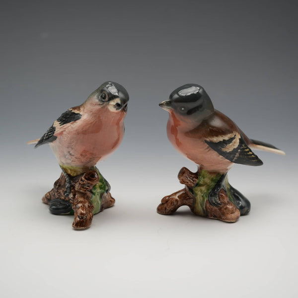 英国ヴィンテージ Beswick ベズウィック ズアオアトリ フィギュリン 2体セット(No.991)