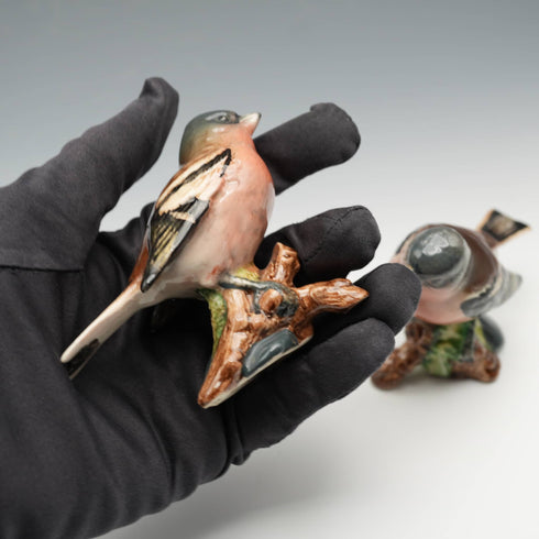 British Vintage Beswick Chaffinch Figurine Set of 2 (No. 991)