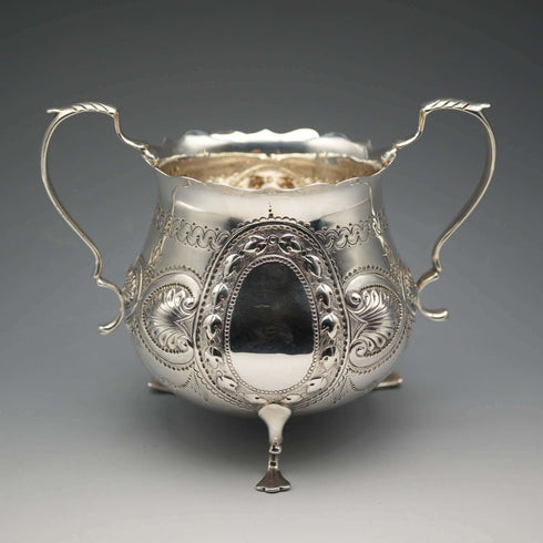 1906년 영국 앤틱 순은제 슈거볼 236g 찰스 호너