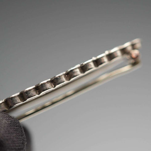 1914年 英国アンティーク 純銀製ブローチ ジャポニズム 小鳥デザイン 2.3g Joseph Richard