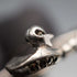 Broche vintage de plata de ley y marcasitas con diseño de lazo, 10.5 g