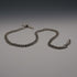 Cadena Albert de plata esterlina antigua británica, c. 1919, 40 g, sin sello (fob)