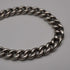 Cadena Albert de plata esterlina antigua británica, c. 1919, 40 g, sin sello (fob)