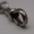 Cadena Albert de plata esterlina antigua británica, c. 1919, 40 g, sin sello (fob)