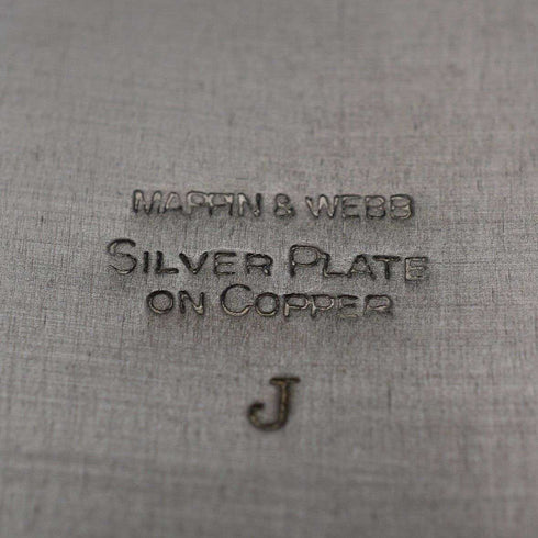 英国ヴィンテージ シルバープレート製 オーバルディッシュ Mappin&Webb 箱付き極美品