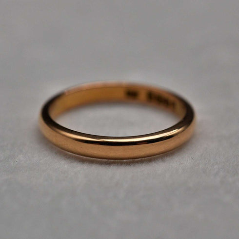 1932 UK Vintage K22 Gold Pinky Ring 2.6g (US size 4 / JP size 7) Samuel Hope