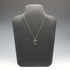 British Vintage Sterling Silver Mackintosh Rose Pendant with Sterling Silver Chain