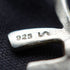 Vintage Sterling Silver & Marcasite Ribbon Design Pendant Necklace