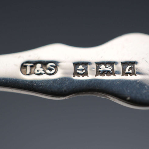 1960 UK Vintage Sterling Silver Teaspoon Set of 5, Total 63g, Turner & Simpson