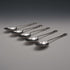 1960 UK Vintage Sterling Silver Teaspoon Set of 5, Total 63g, Turner & Simpson