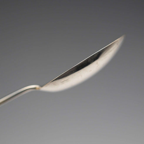 1958 English Vintage Sterling Silver Enamel Coffee Spoons, Set of 6, Total 61g, Turner & Simpson