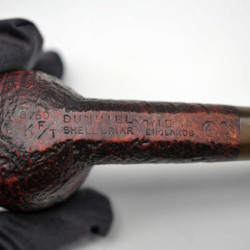 Circa 1968 UK Vintage Dunhill Shell Briar Smoking Pipe, Cracked