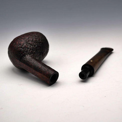 Circa 1968 UK Vintage Dunhill Shell Briar Smoking Pipe, Cracked