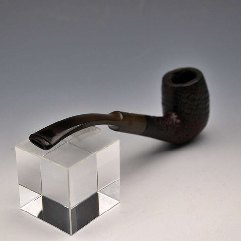 Alrededor de 1980, pipa de fumar Dunhill Shell Briar vintage del Reino Unido, con grietas.