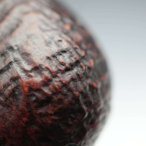 Alrededor de 1980, pipa de fumar Dunhill Shell Briar vintage del Reino Unido, con grietas.