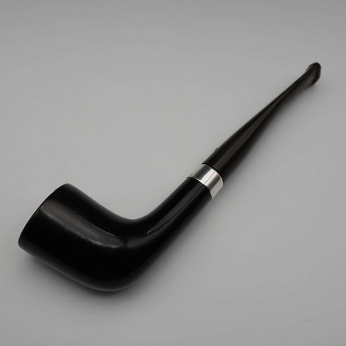Pipa de fumar vintage Peterson's CARA de Irlanda con decoración de plata esterlina