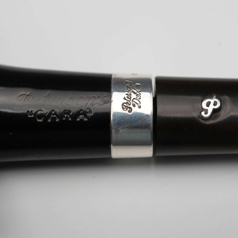 Pipa de fumar vintage Peterson's CARA de Irlanda con decoración de plata esterlina