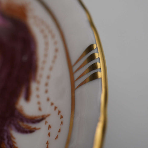 1977 United Kingdom Royal Crown Derby "Old Avesbury" Bone China Small Plate, 145mm Diameter