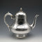 Tetera de plata chapada, antigüedad inglesa de alrededor de 1880, fabricante desconocido