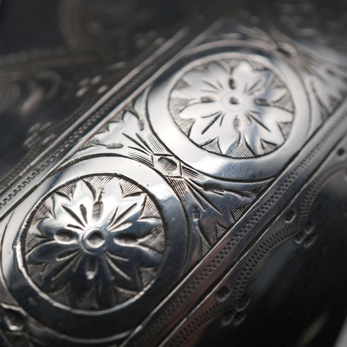 Tetera de plata chapada, antigüedad inglesa de alrededor de 1880, fabricante desconocido