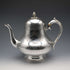 Tetera de plata chapada, antigüedad inglesa de alrededor de 1880, fabricante desconocido