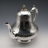 Tetera de plata chapada, antigüedad inglesa de alrededor de 1880, fabricante desconocido