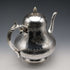 Tetera de plata chapada, antigüedad inglesa de alrededor de 1880, fabricante desconocido