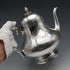 Tetera de plata chapada, antigüedad inglesa de alrededor de 1880, fabricante desconocido