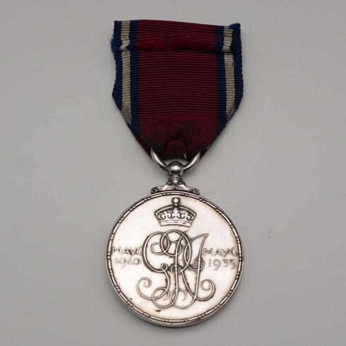 Medalla de plata esterlina conmemorativa del Jubileo de Plata del rey Jorge V del Reino Unido, 1935