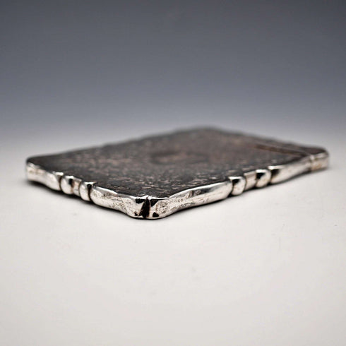 1885年 英国アンティーク 純銀製カードケース 54g Frederick Marson