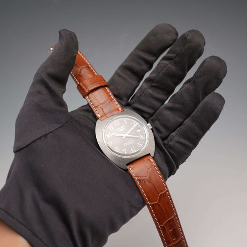 Reloj de pulsera Longines Conquest automático de 3 manecillas con calendario, aprox. 1975, Cal. L633.1, en buen estado de funcionamiento