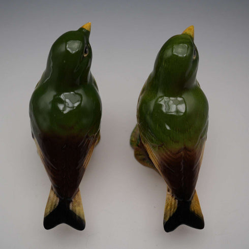 英国ヴィンテージ Beswick ベズウィック カワラヒワ フィギュリン 2体セット(No.2105)