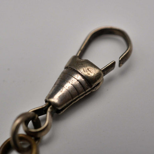 Vintage Two-Tone Fancy Link Swivel Clasp Albert Chain