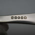 British Antique Silver Plated Serving Spoon Pair, John Sanderson