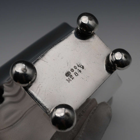 英国アンティーク シルバープレート製ティーキャディーボックス James Deakin & Sons