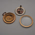 Circa 1950 Vintage Swiss Renis Pocket Watch Gold Filled Slim Open Face In Good Working Order