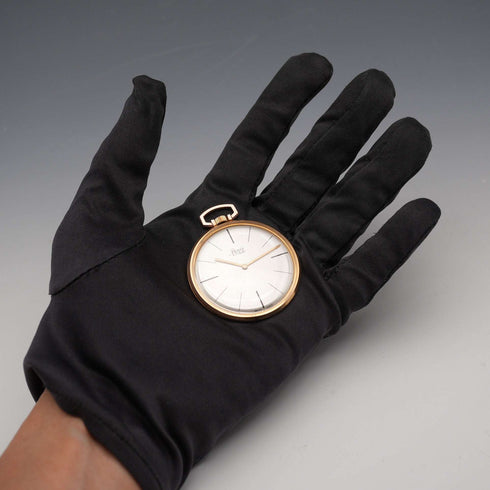 Circa 1950 Vintage Swiss Renis Pocket Watch Gold Filled Slim Open Face In Good Working Order
