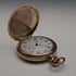 Circa 1930 Switzerland Zenith Pocket Watch Swan Neck Mechanical Gold Plated Hunter Case Good Working Order